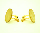 1 Pair My Lucky Day Cufflinks Made with 1970s Vintage Gold Tone Metal Las Vegas Casino Slot Machine Tokens