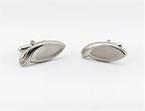 1960s SWANK Eye Cufflinks Mid Century Modern Mad Men Era Modernist Silver Tone Metal Men's Vintage Cufflink Set by SWANK