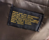 1970s Disco Era Brown Knit Polyester Suit Jacket Men's Vintage Blazer / Sport Coat by HAGGAR - Size 40 (MEDIUM)