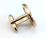 1960s Shriner Cufflinks & Tie Pin Set Gold Tone Metal Men's Vintage Masonry, Masonic Cufflink Set in original presentation box by HICKOK