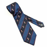 1970s IIHF Hockey Player Tie Men's Vintage 100% Silk Seide International Ice Hockey Federation Necktie Made in Italy by Mantero Como