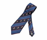 1970s IIHF Hockey Player Tie Men's Vintage 100% Silk Seide International Ice Hockey Federation Necktie Made in Italy by Mantero Como