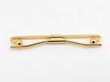 1950s-60s Gold Collar Bar Mad Men Era Men's Vintage Mid Century Mod Clip on Collar Stay