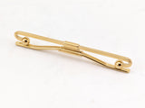 1950s-60s Gold Collar Bar Mad Men Era Men's Vintage Mid Century Mod Clip on Collar Stay