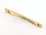 1950s-60s Gold Collar Bar Mad Men Era Men's Vintage Mid Century Mod Clip on Collar Stay