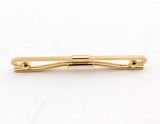1950s-60s Gold Collar Bar Mad Men Era Men's Vintage Mid Century Mod Clip on Collar Stay