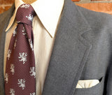 1970s Gray Polyester Suit Jacket Vintage Men's Woven Textured Grey Sport Coat labeled The JCPenney Comfort Blazer - Size 46 Long (XL)