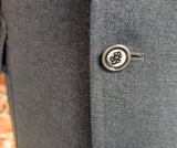 1970s Gray Polyester Suit Jacket Vintage Men's Woven Textured Grey Sport Coat labeled The JCPenney Comfort Blazer - Size 46 Long (XL)