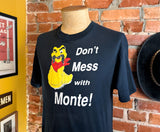1980s Vintage Monte Alban Mezcal Screen Stars "Don’t Mess With Monte" Tequila Worm Advertising T-shirt - Size MEDIUM