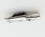 1960s Horse Head Cufflinks & Tie Clip Men's Vintage Silver Tone Metal and Pewter Cuff Links and Tie Clasp with by Shields