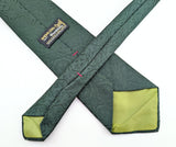 1970s Wide Green Disco Era Tie Men's Vintage 70s Textured Polyester Super Wide Necktie of Wemlon Fabric by Wembley