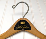 Lot of 3 1950s-60s Vintage Wood Hangers Mad Men Era Advertising Clothes Hangers for Suit Coat Pants Wishbone Clothing Store Hanger LOT #13