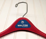 Lot of 5 1960s-70s Vintage Advertising Hangers Mad Men Era Clothes Hangers Suit Coat Pants Wishbone Plastic Clothing Store Hanger LOT #21