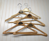 Lot of 5 1960s-70s Vintage Advertising Hangers Mad Men Era Clothes Hangers Suit Coat Pants Wishbone Plastic Clothing Store Hanger LOT #22