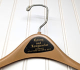 Lot of 5 1960s-70s Vintage Advertising Hangers Mad Men Era Clothes Hangers Suit Coat Pants Wishbone Plastic Clothing Store Hanger LOT #22