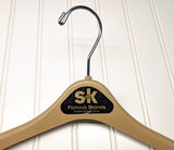 Lot of 5 1960s-70s Vintage Advertising Hangers Mad Men Era Clothes Hangers Suit Coat Pants Wishbone Plastic Clothing Store Hanger LOT #22