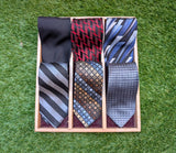 Lot of 6 Vintage ARROW Silk Neckties circa 1995-2003 Wide Y2K Men's Business Tie Collection Abstract, Striped & Geometric 100% Silk Ties
