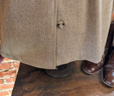 1970s 3 Piece MISTER GUY Tan Tweed Look Disco Era Suit Wide Lapel Men's Vintage Jacket/Blazer, Vest & Pants/Trousers - Size 42 (LARGE)