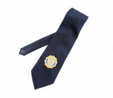 1980s Vintage American Legion Necktie Navy Blue Patriotic Fraternal Tie Wolfmark Neckwear USA Veteran Organization Men's Accessory
