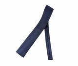 1960s Vintage ROOSTER Silk'n Twill Blue Silk Square-End Necktie | Mod Ivy League Skinny Tie | Mad Men Era Menswear