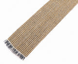 1960s Vintage Churchill Skinny Tie, Handwoven B. Altman & Co. New York, Basket Weave Tie, Mid Century Ivy League Mod Mens Necktie, Fringed