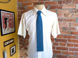 1970s Vintage Rooster Virgin Wool Tie, Wide Square End Tie, Knit Wool Disco era Men's Tie