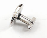 1950s-60s Mid-Century Modernist Marked JML Sterling & Pearl Cufflinks