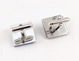1960s Vintage American Legion Cufflinks, Silver with Blue Enamel Patriotic Cuff Links, Mid Century Men’s Jewelry, Veteran Gift by Anson