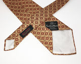 1970s COUNTESS MARA Tie Mens Vintage Tan Brown Necktie by Countess Mara, New York for Jack Henry Kansas City
