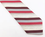 1970s Men's 100% Polyester Tie Disco Era Vintage Striped necktie by Principe